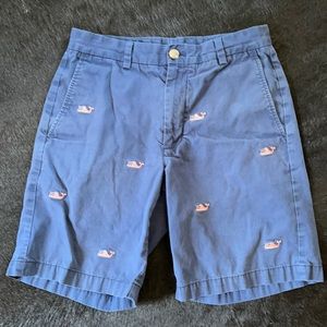 Vineyard Vines Boys Shorts Flag Whale Sz30 Classic